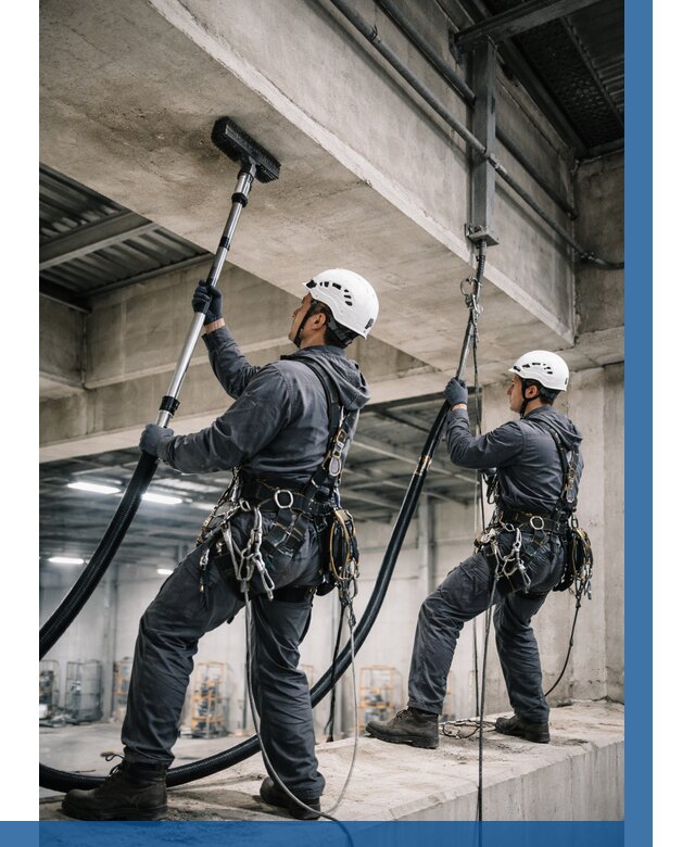 Обеспыливание потолочных конструкций в Комсомольске-на-Амуре от 255 р. |ВЫСОТНИК-Кмс