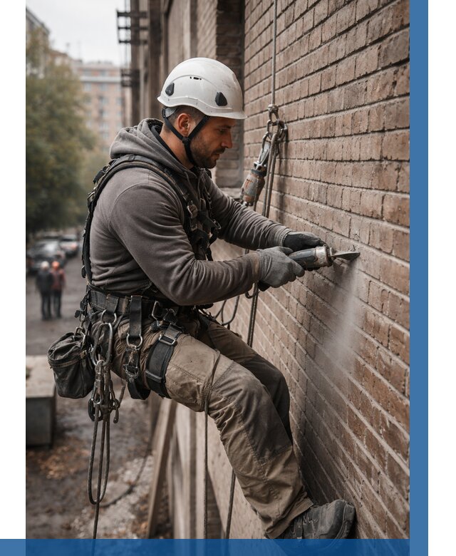 Расшивка кирпичных швов в Комсомольске-на-Амуре от 612 р. | ВЫСОТНИК-Кмс