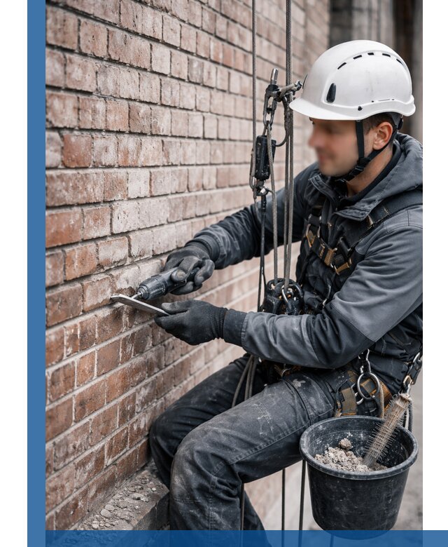 Расшивка кирпичных швов фасадов и стен, ремонт в Комсомольске-на-Амуре