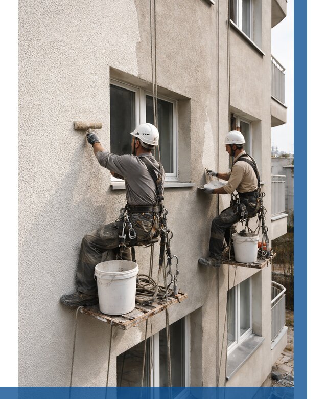 Нанесение короеда на фасад в Комсомольске-на-Амуре от 459 р. | ВЫСОТНИК-Кмс