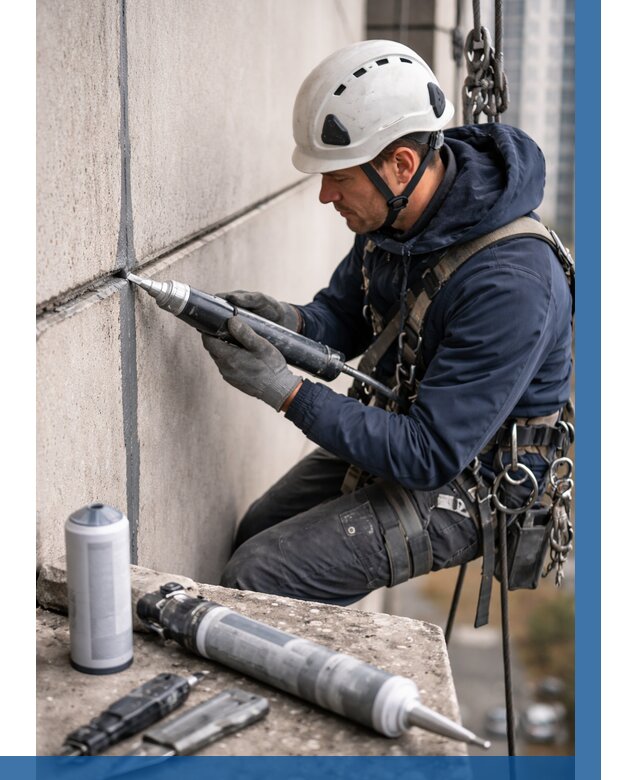 Вторичная герметизация швов в Комсомольске-на-Амуре от 459 р. | ВЫСОТНИК-Кмс