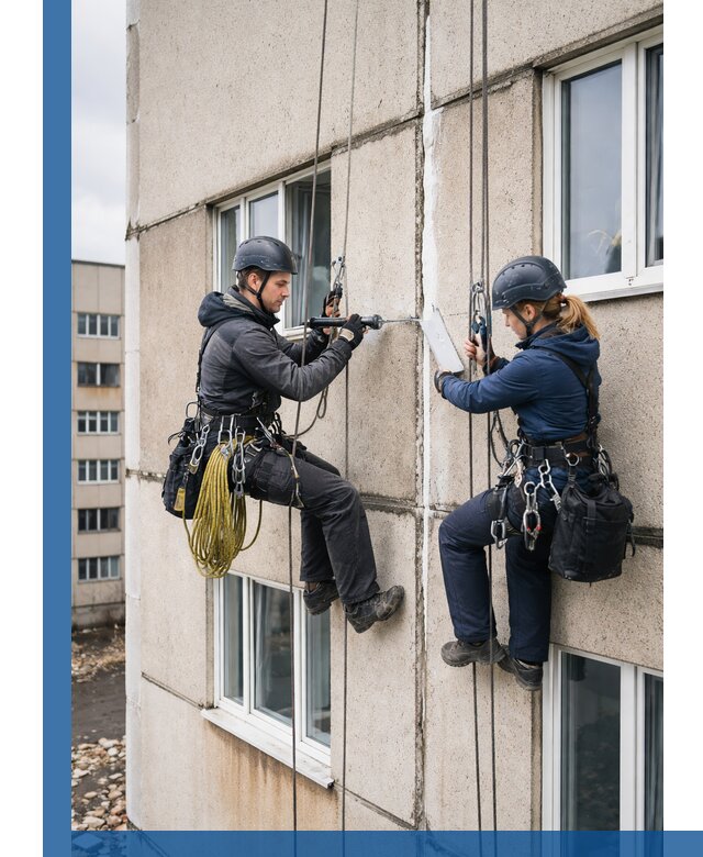 Герметизация межпанельных швов тёплым швом в Комсомольске-на-Амуре