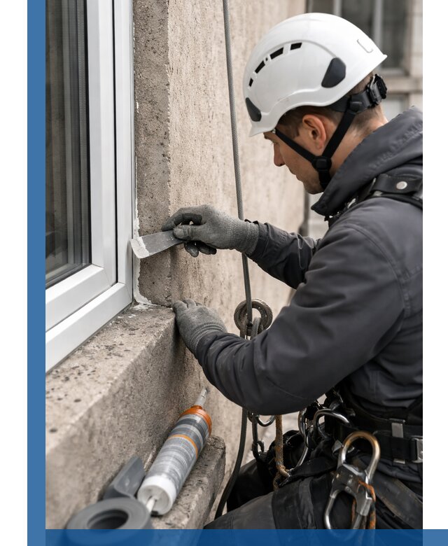 Герметизация монтажных швов окон в Комсомольске-на-Амуре с гарантией качества