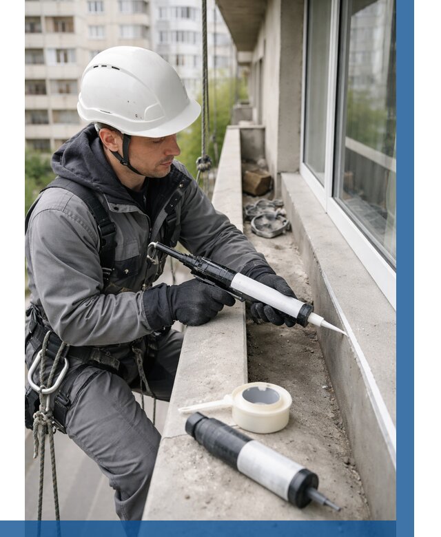 Герметизация швов лоджии в Комсомольске-на-Амуре от 4592 р. | ВЫСОТНИК-Кмс