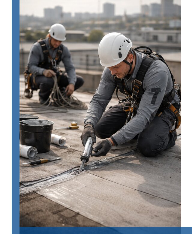 Аварийное и капитальное устранение протечек кровли в Комсомольске-на-Амуре