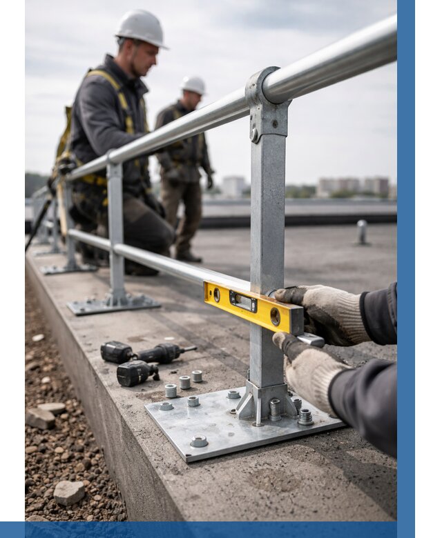 Монтаж кровельного ограждения в Комсомольске-на-Амуре от 1224 р. | ВЫСОТНИК-Кмс