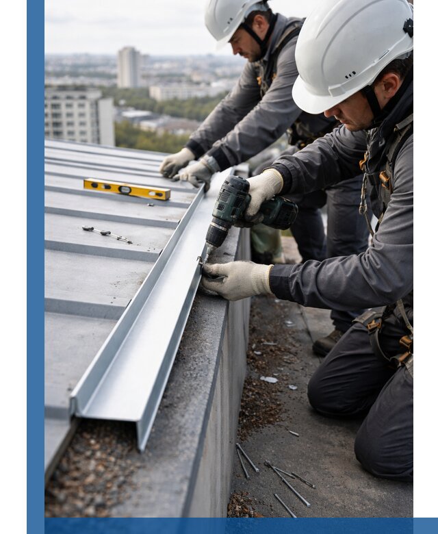 Монтаж капельника на кровле в Комсомольске-на-Амуре с гарантией качества