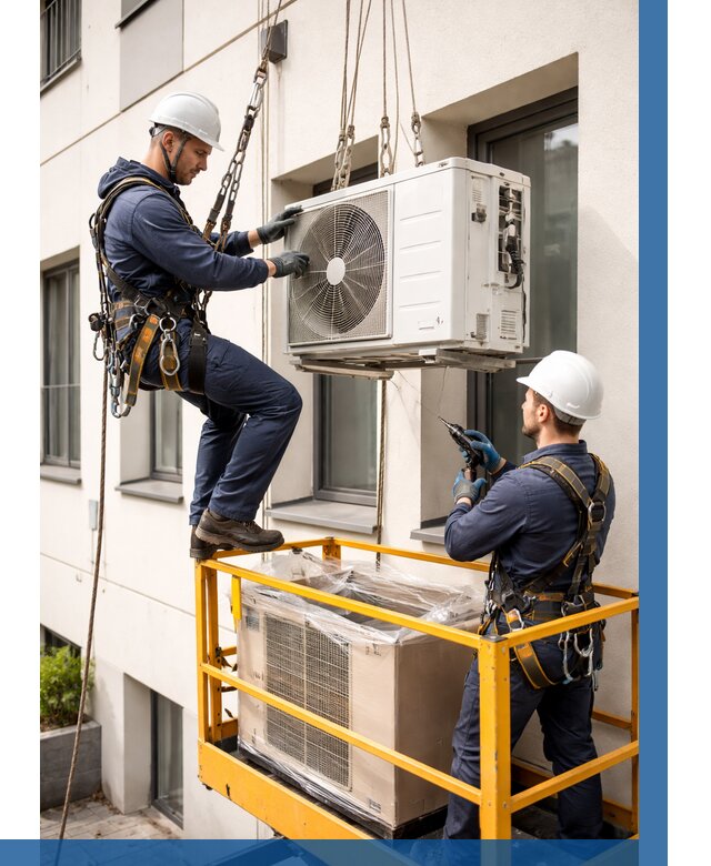 Демонтаж внешнего блока кондиционера в Комсомольске-на-Амуре от 3571 р. | ВЫСОТНИК-Кмс