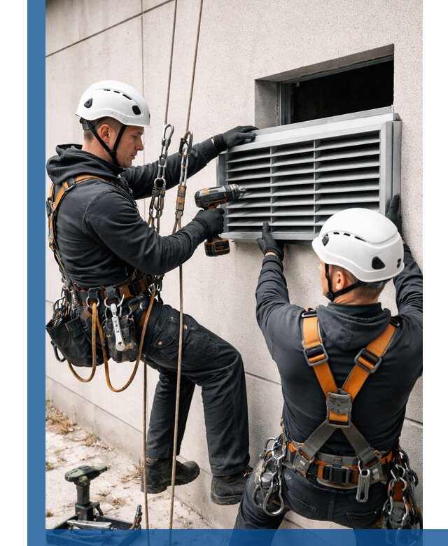 Монтаж вентиляционных решеток в Комсомольске-на-Амуре профессиональный сервис