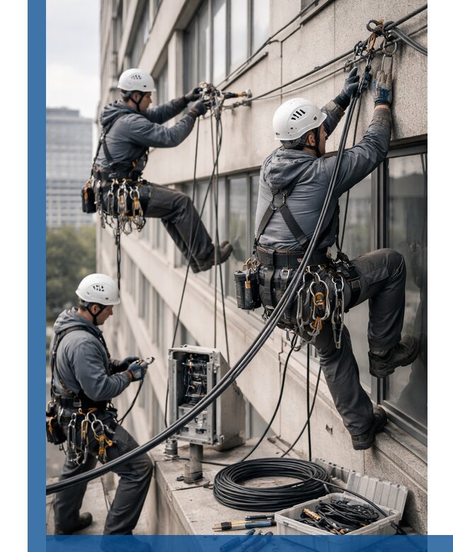 Прокладка оптоволоконного кабеля в Комсомольске-на-Амуре под ключ с тестированием