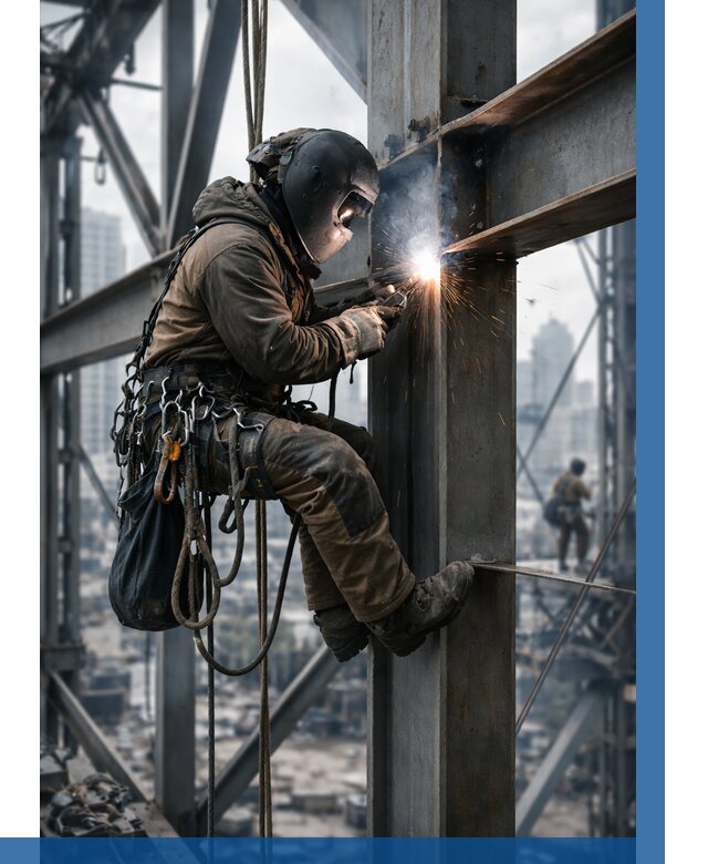 Высотные сварочные работы в Комсомольске-на-Амуре от 3571 р. | ВЫСОТНИК-Кмс