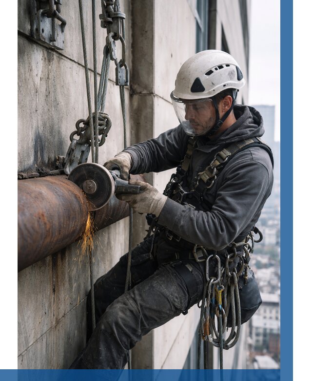 Резка металла на высоте в Комсомольске-на-Амуре по цене от 4592 р. | ВЫСОТНИК-Кмс