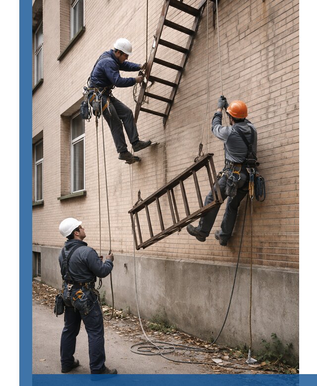 Демонтаж пожарной лестницы в Комсомольске-на-Амуре быстро и безопасно