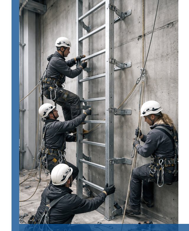 Монтаж металлических лестниц в Комсомольске-на-Амуре под ключ со гарантией