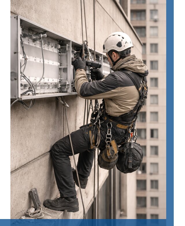 Ремонт вывески на высоте в Комсомольске-на-Амуре от 4592 р. | ВЫСОТНИК-Кмс