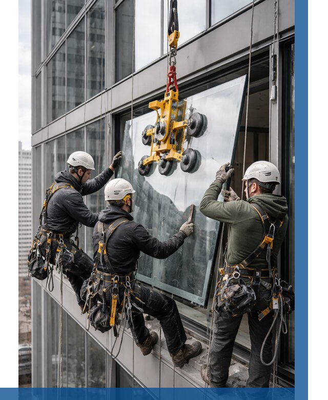 Фасадное остекление зданий под ключ в Комсомольске-на-Амуре от 10204 р. | ВЫСОТНИК-Кмс