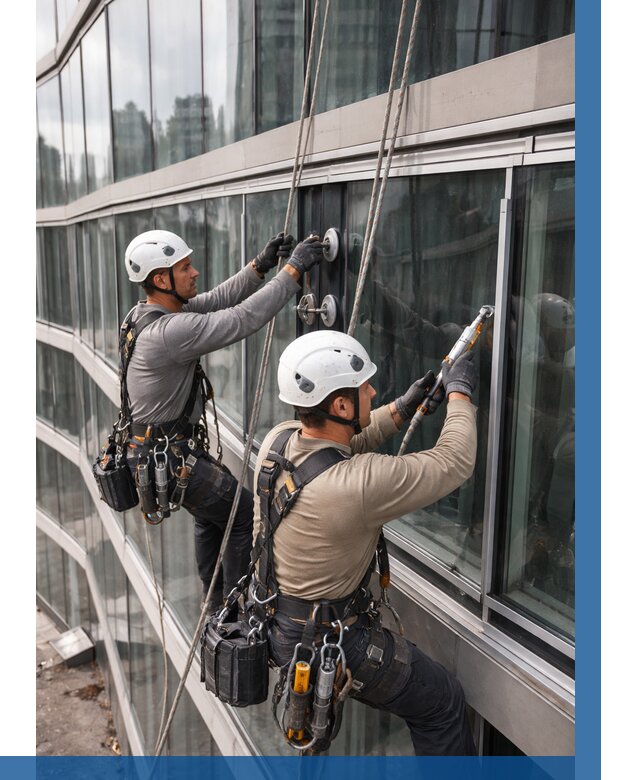Радиусное остекление фасада в Комсомольске-на-Амуре от 12245 р. | ВЫСОТНИК-Кмс