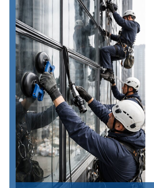 Радиусное остекление фасадов под ключ в Комсомольске-на-Амуре с гарантиями