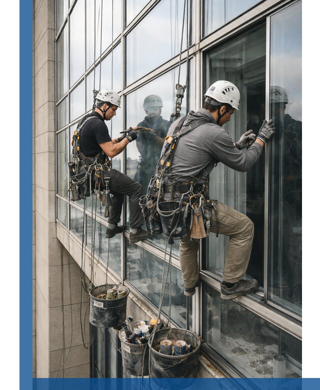 Ремонт витражных конструкций и фасадного остекления в Комсомольске-на-Амуре