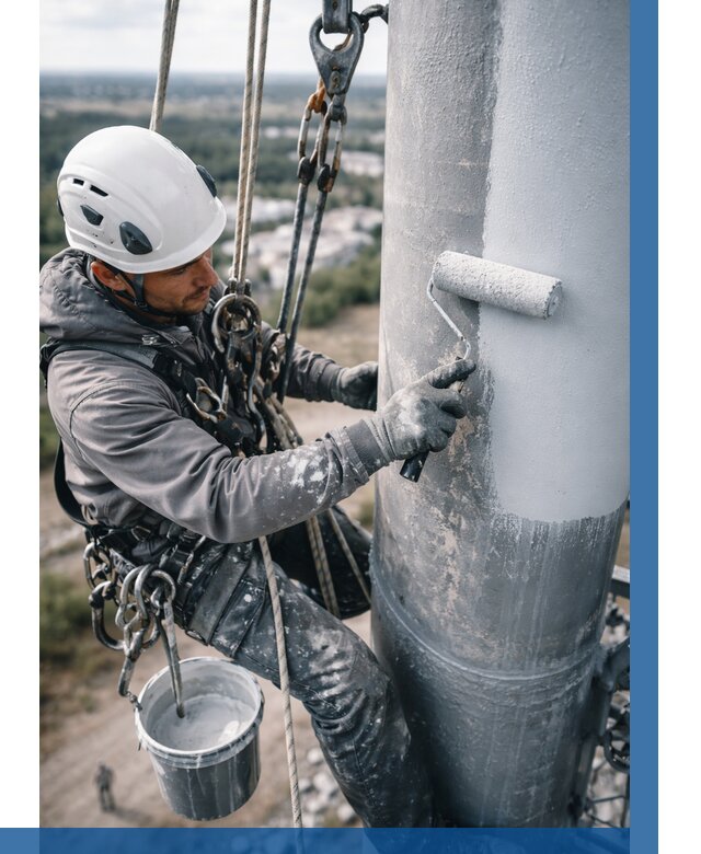 Покраска мачт связи под ключ в Комсомольске-на-Амуре от 867 р. | ВЫСОТНИК-Кмс