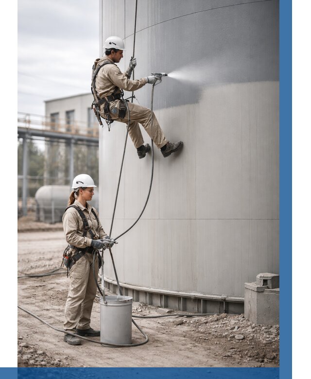 Покраска резервуаров в Комсомольске-на-Амуре от 1224 р. | ВЫСОТНИК-Кмс — заказать