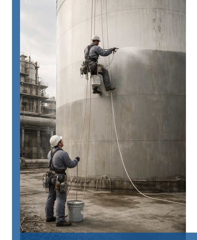 Покраска стальных резервуаров и емкостей в Комсомольске-на-Амуре профессионально