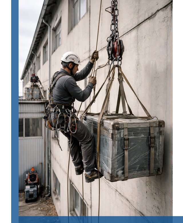 Подъем грузов на высоту в Комсомольске-на-Амуре для промышленных объектов