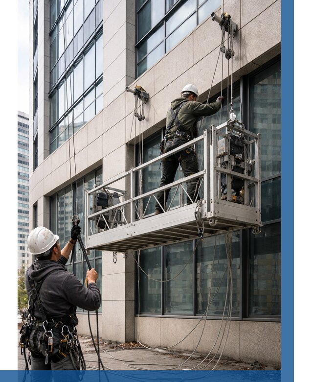 Монтаж и подъем фасадной люльки в Комсомольске-на-Амуре от 12245 р. | ВЫСОТНИК-Кмс