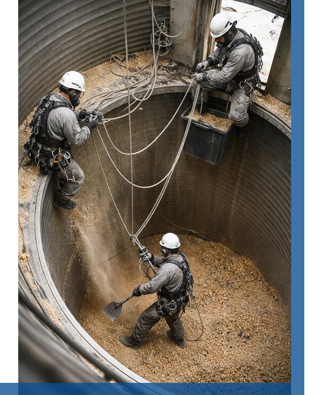 Чистка зерновых бункеров в Комсомольске-на-Амуре от 12245 р. | ВЫСОТНИК-Кмс