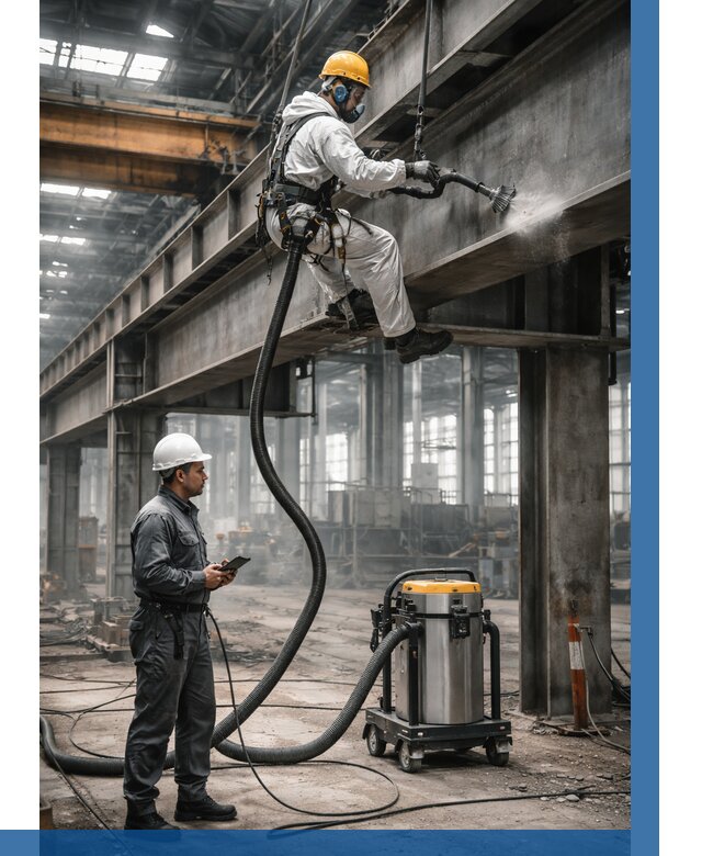 Обеспыливание конструкций в цехе в Комсомольске-на-Амуре от 4286 р. | ВЫСОТНИК-Кмс