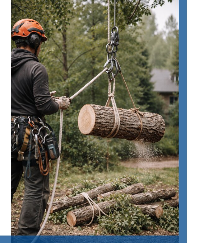 Валка деревьев частями в Комсомольске-на-Амуре от 7653 р. | ВЫСОТНИК-Кмс