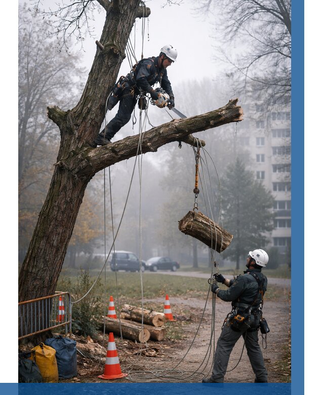 Удаление аварийных деревьев в Комсомольске-на-Амуре от 15306 р. | ВЫСОТНИК-Кмс