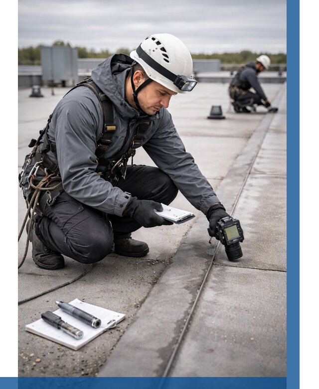 Обследование кровли на протечки в Комсомольске-на-Амуре от 4592 р. | ВЫСОТНИК-Кмс